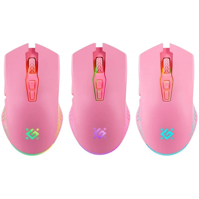 Bezprzewodowa mysz gamingowa DEFENDER P ANDORA PINK interfejs