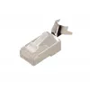 Złącze RJ45 Extralink CAT6A FTP 8P8C, przezroczyste, męski/żeński, 1 szt.