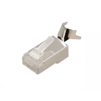 Złącze RJ45 Extralink CAT6A FTP 8P8C, przezroczyste, męski/żeński, 1 szt.