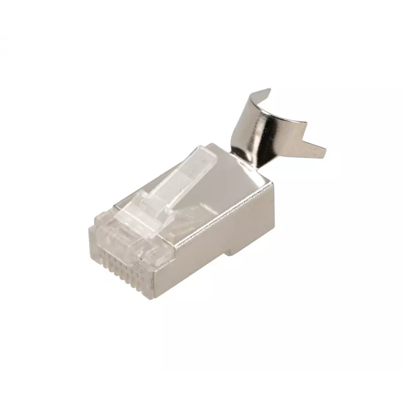 Złącze RJ45 Extralink CAT6A FTP 8P8C, przezroczyste, męski/żeński, 1 szt.