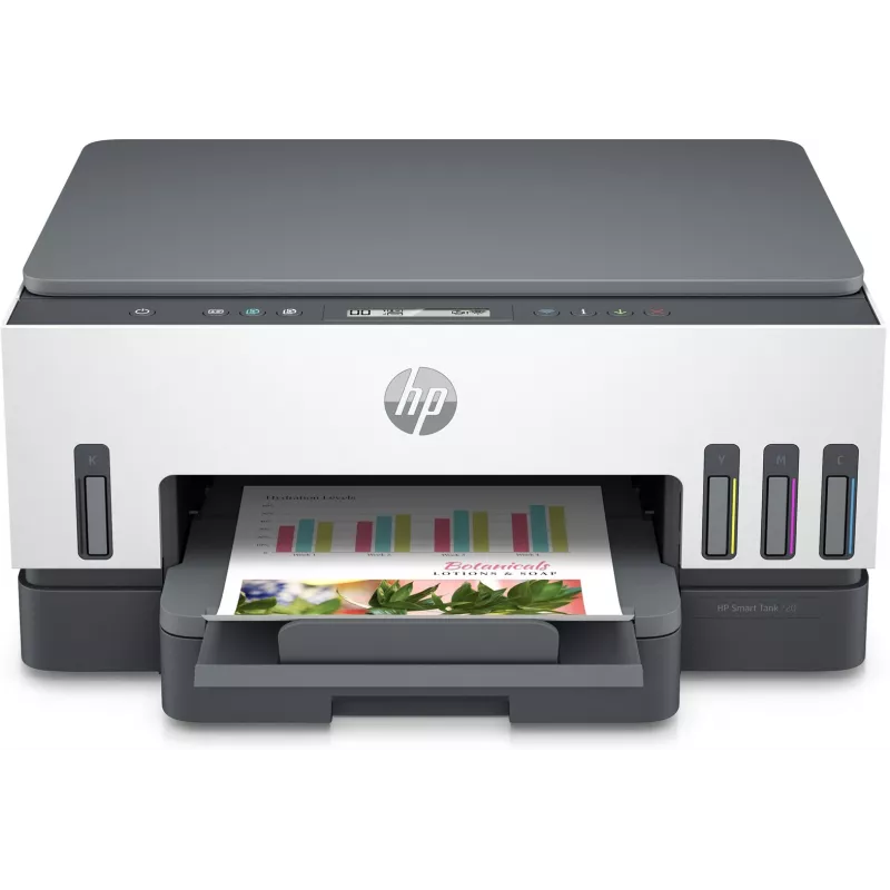 Drukarka wielofunkcyjna HP Smart Tank 720 — termiczny atramentowy, kolor, A4, Wi‑Fi, dupleks, 4800x1200 dpi