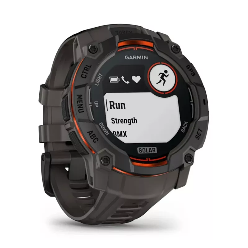 Garmin Instinct 3 Solar GPS Smartwatch 1,3-calowy MIP 176x176 dotykowy czarny