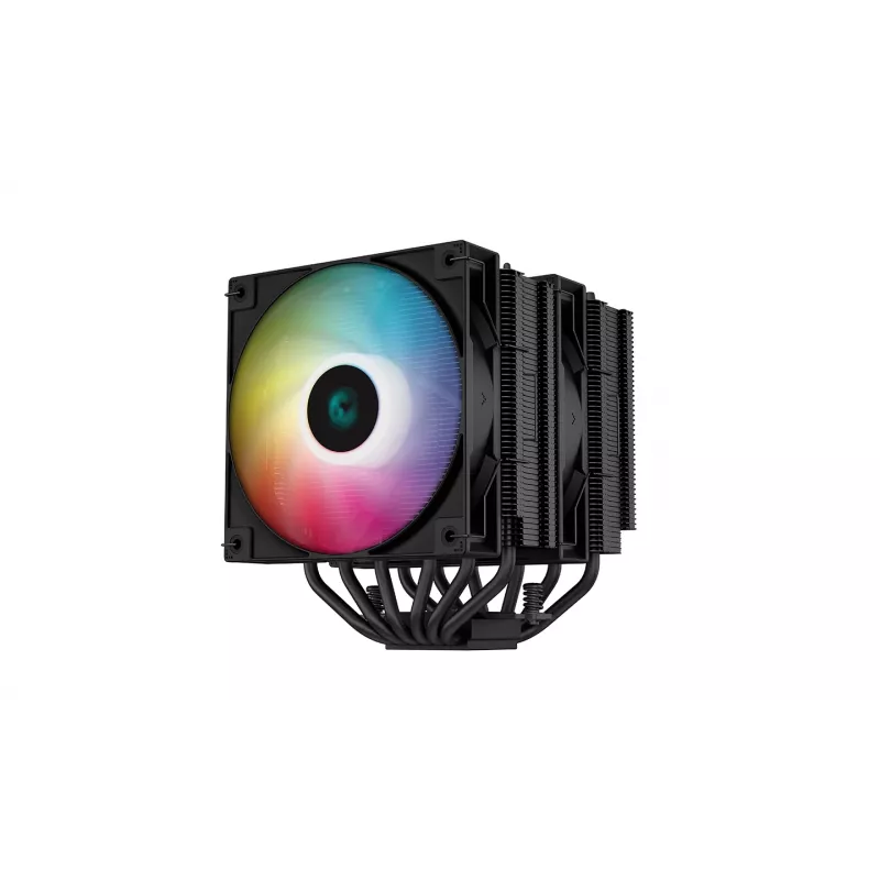 Chłodnica powietrza do procesora DeepCool AG620 BK ARGB 12 cm Czarny, Biały 1 szt.