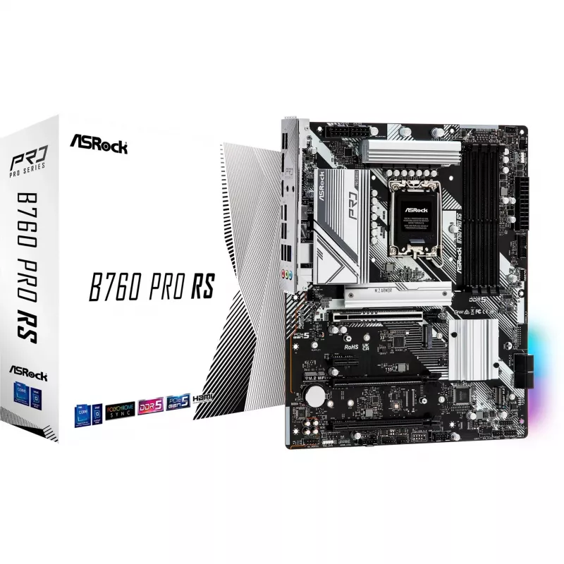 ASRock B760 Pro RS DDR5 ATX Motherboard