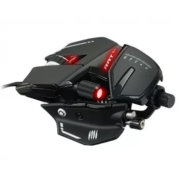 Mysz gamingowa Mad Catz R.A.T. 8+ — praworęczna, optyczna, 16000 DPI, 11 przycisków, USB Typ-A, 145 g