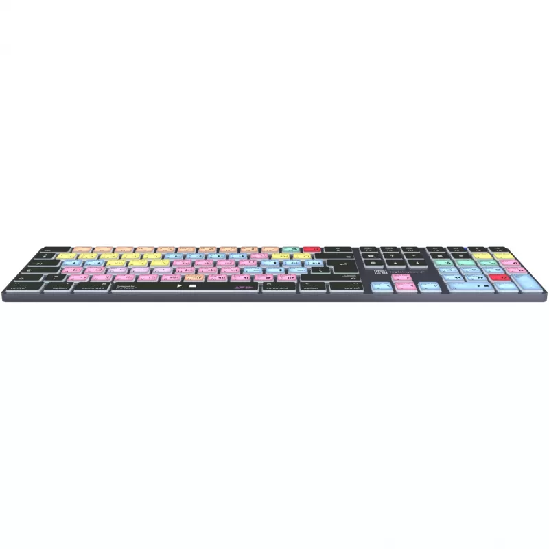 Klawiatura LogicKeyboard LKB-PT-TM — Pełnowymiarowa (100%) Bluetooth QWERTZ niemiecki, Tytanowy Szary