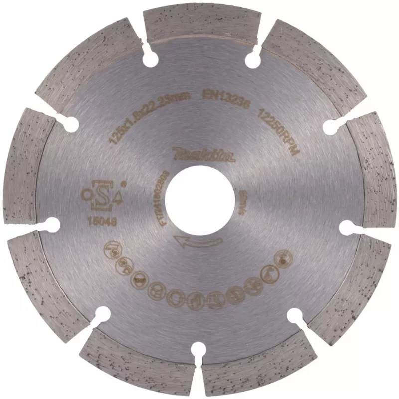 Tarcza diamentowa tnąca Makita D-80086 średnica 125 mm otwór 22,23 mm