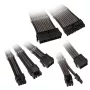 Zestaw przedłużaczy kablowych Kolink Core Adept — pleciony PET, 6-elementowy zestaw, 20+4-pin, 8-pin, 4+4-pin, 3×6+2-pin (300–350 mm)