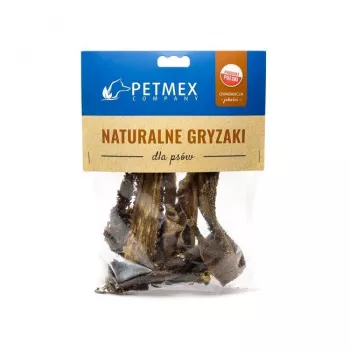 Gryzak dla psa PETMEX Wołowe Żwacze 100 g — naturalny gryzak wołowy dla dorosłych psów, ochrona zębów, bez laktozy i glutenu