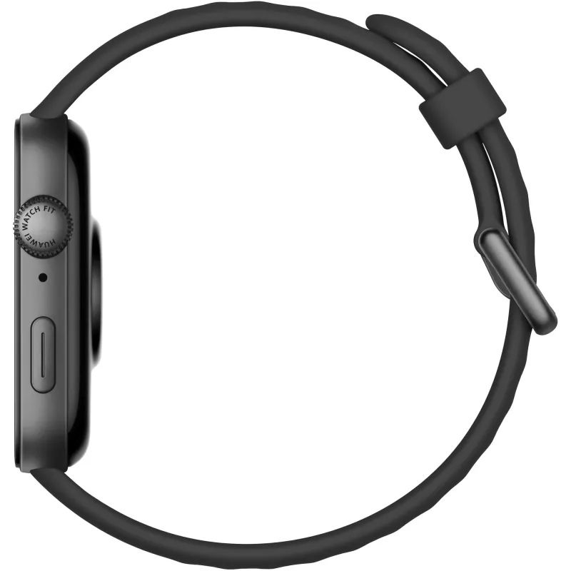 Huawei WATCH Fit 3 4,62 cm (1,82 inch) AMOLED 43,2 mm Cyfrowy 408 x 480 pikseli Ekran dotykowy Czarny Wi-Fi GPS (satelitarny)