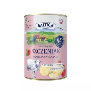 BALTICA regional flavours Puppy Lamb with banana - mokra karma dla psów - 400g