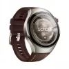 Smartwatch HUAWEI WATCH 5 Classic 46 mm, 1.38 cal AMOLED 466×466, ekran dotykowy, GPS, srebrna koperta, brązowy pasek