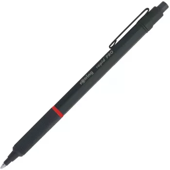 Rotring 1904442 długopis Czarny Zaczepiany, wysuwany długopis