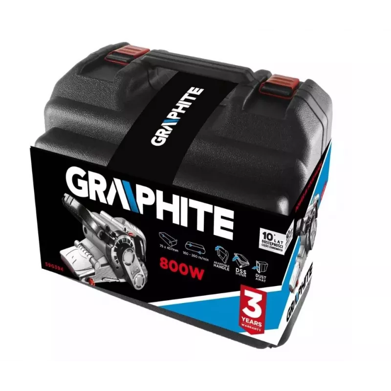 Szlifierka taśmowa GRAPHITE 59G394