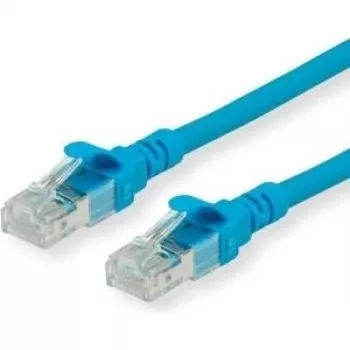 Kabel sieciowy ROLINE 21.15.2747 U/UTP Cat6a 10 m Niebieski