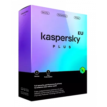Kaspersky Plus | 5 urządzeń | 1 rok | EU