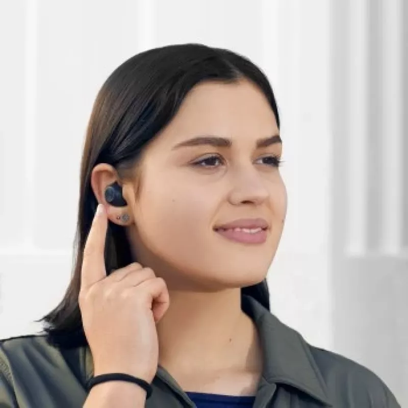 Hama WEAR7701BK Zestaw słuchawkowy bezprzewodowy douszny Połączenia/Muzyka Bluetooth Czarny