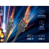Kabel Tracer 47487 USB A - Type C M/M 1m Szary