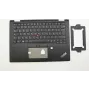 Lenovo 02HL518 górna pokrywa z klawiaturą, układ niemiecki, czarna