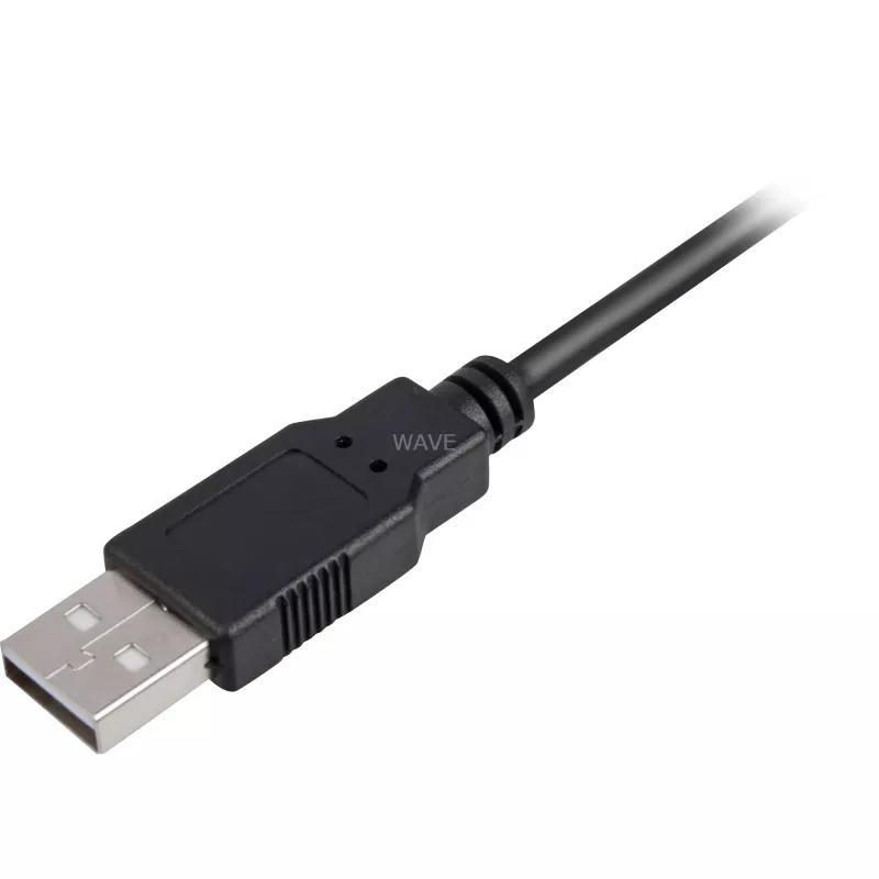 Kabel USB 2.0, wtyk USB-A > wtyk USB-B (czarny, 3,0 m)