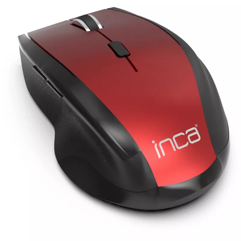 Cian Technology GmbH INCA mysz IWM-500GLK Nano-USB Bezprzewodowa Mysz Laserowa 1600 DPI RD retail