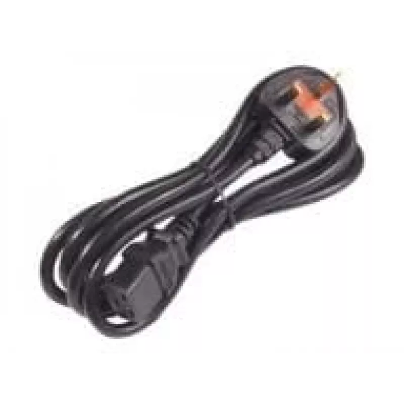 APC AP9895 Przewód zasilający, 16A 200-240V, C19 do wtyk UK BS 1363A, 2,44 m, czarny
