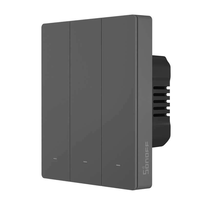 Inteligentny włącznik ścienny Sonoff M5-3C-80 Wi‑Fi — 3-kanałowy, montowany na ścianie inteligentny włącznik, model M5-3C-80