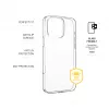 Tylna obudowa FIXED AntiUV do Apple iPhone 16 Pro Max, TPU przezroczysta