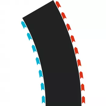 Carrera HYBRID Curves Radius 30° dwa moduły (50052004)