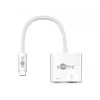 Goobay USB-C™ Multiport Adapter HDMI, Biały, 0,145 m - rozszerza urządzenie USB-C™ o złącze HDMI™ (62110)
