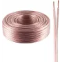Kabel głośnikowy ShiverPeaks BASIC-S 2x0,75 mm² przezroczysty CCA 100 m