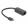 Kompaktowy adapter USB Type-C męski do 2,5 Gigabit LAN DeLOCK 66645
