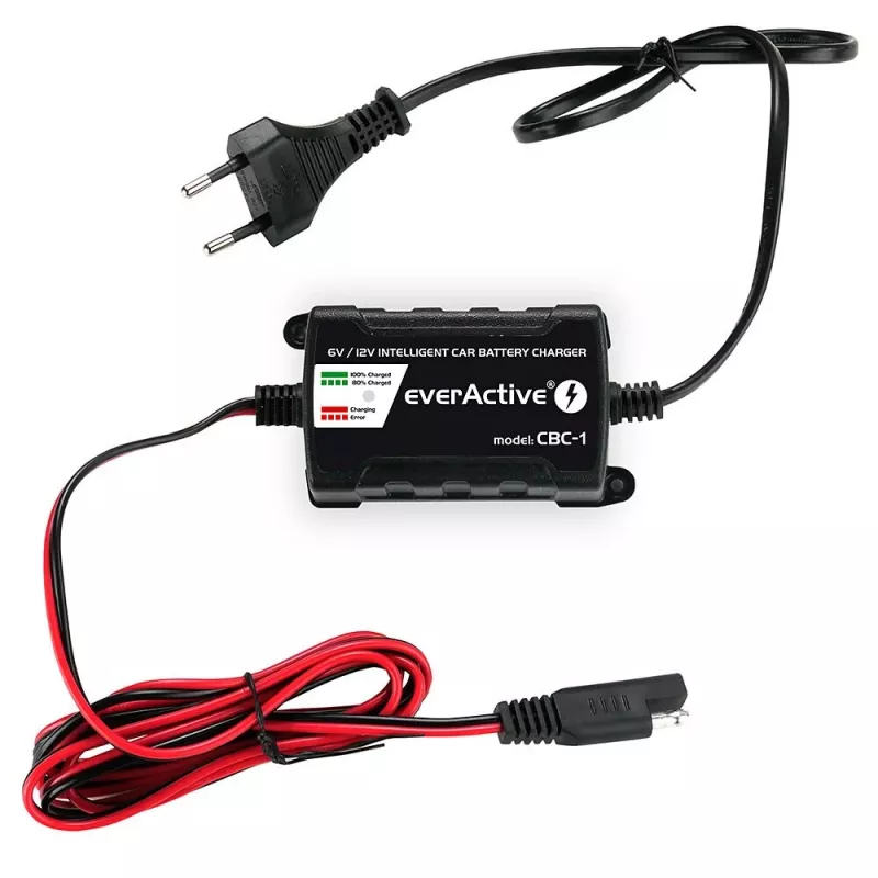 Ładowarka do akumulatorów samochodowych everActive CBC1 6V/12V