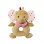 Grzechotka TULILO 9362 różowy słoń 18 cm zabawka dla niemowląt