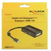 Kabel DeLOCK 0,16m mini DisplayPort na DisplayPort, HDMI, DVI