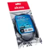 Kabel USB Akasa AK-CBUB46-10BK USB 3.2 Gen 2 1 m Czarny