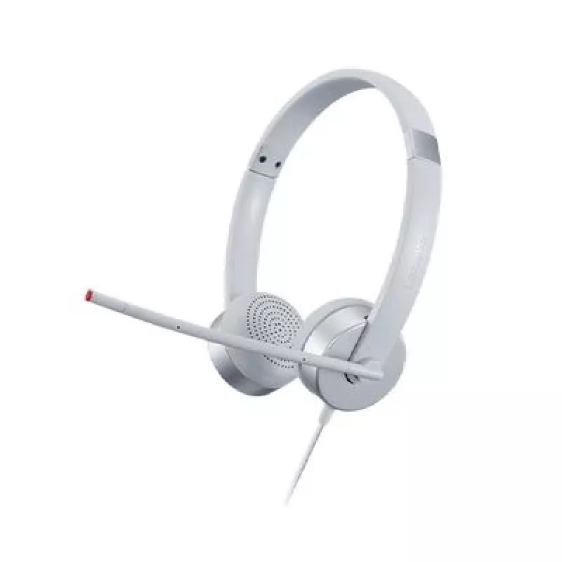 Lenovo 100 Stereo Analogue Headset Office/Call center srebrny