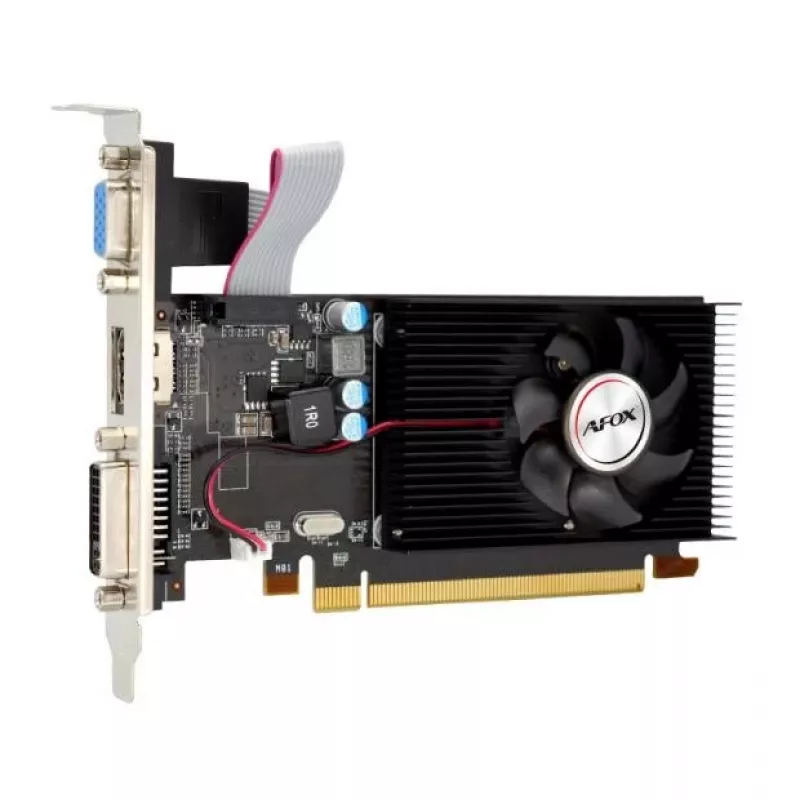 AFOX Karta graficzna Radeon R5 230 1GB DDR3, 64-bit, DVI/HDMI/VGA, Low Profile