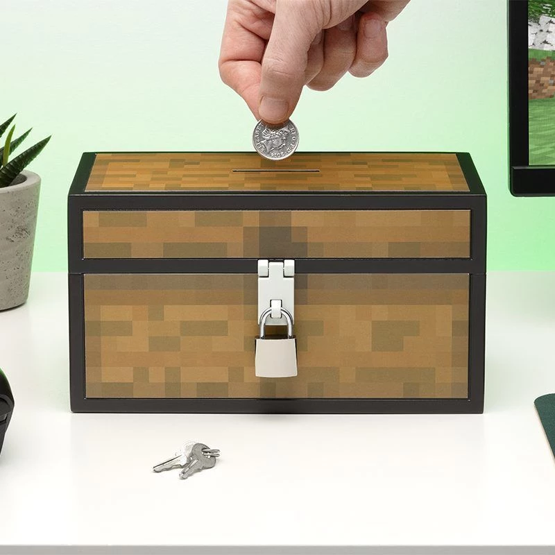 Skarbonka Paladone Minecraft Chest Design PP13601MCF pojemnik na monety dla dzieci i fanów