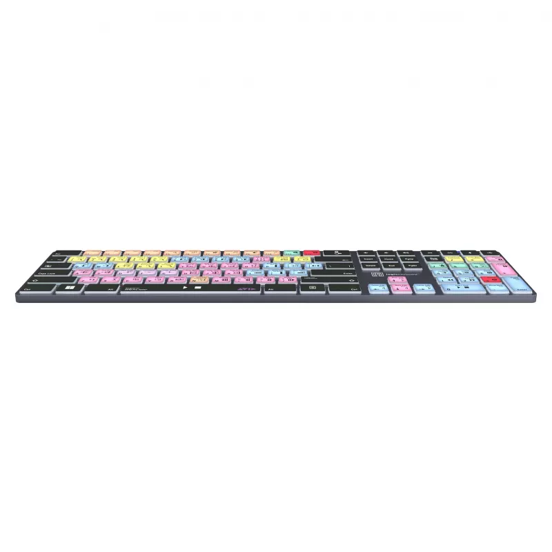 Mechaniczna pełnowymiarowa klawiatura LogicKeyboard LKB-PT-TPC, USB + Bluetooth, układ QWERTZ niemiecki, czarna