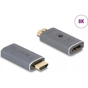 Adapter zmiany płci HDMI DeLOCK 64324 HDMI na HDMI antracyt