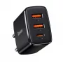 Baseus 30W USB Charger QC PD3.0 Type C PD Szybkie ładowanie telefonu dla iPhone 17 16 15 14 13 12 Pro Max Xiaomi Samsung