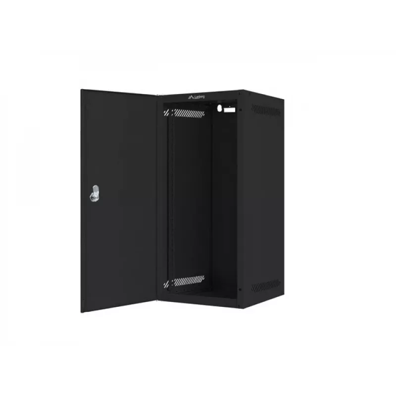 Szafa rackowa ścienna LANBERG WF10-2312-00B 12U, 280×310×603 mm, IP20, czarna, 20 kg