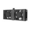 Wentylator chłodzący Extralink 2 FANS ROOF COOLING UNIT 220V AC Czarny Metal