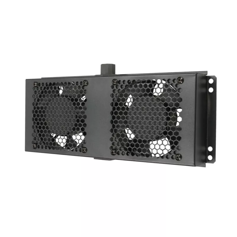 Wentylator chłodzący Extralink 2 FANS ROOF COOLING UNIT 220V AC Czarny Metal