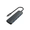 Hub USB SAVIO AK-54 — 4 x USB-A (USB 3.2 Gen 1), host USB-C, czarny