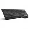 Inca IWS-519 Klawiatura i mysz w zestawie Biurowa RF Wireless QWERTY Turecki Czarny
