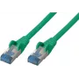 Kabel sieciowy S/CONN zielony Cat6a S/FTP 0,5m