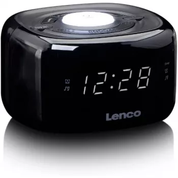 Lenco CR-12BK Radio Uhr Digital Czarny (CR-12)