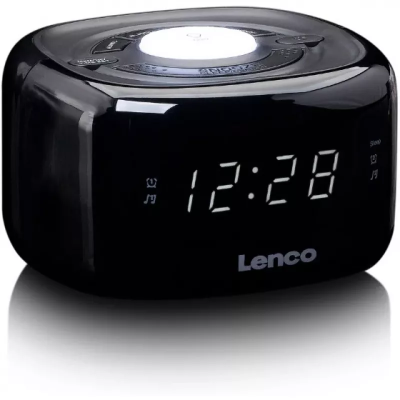 Lenco CR-12BK Radio Uhr Digital Czarny (CR-12)